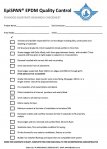 EpiSPAN EPDM Plywood Substrate Checklist